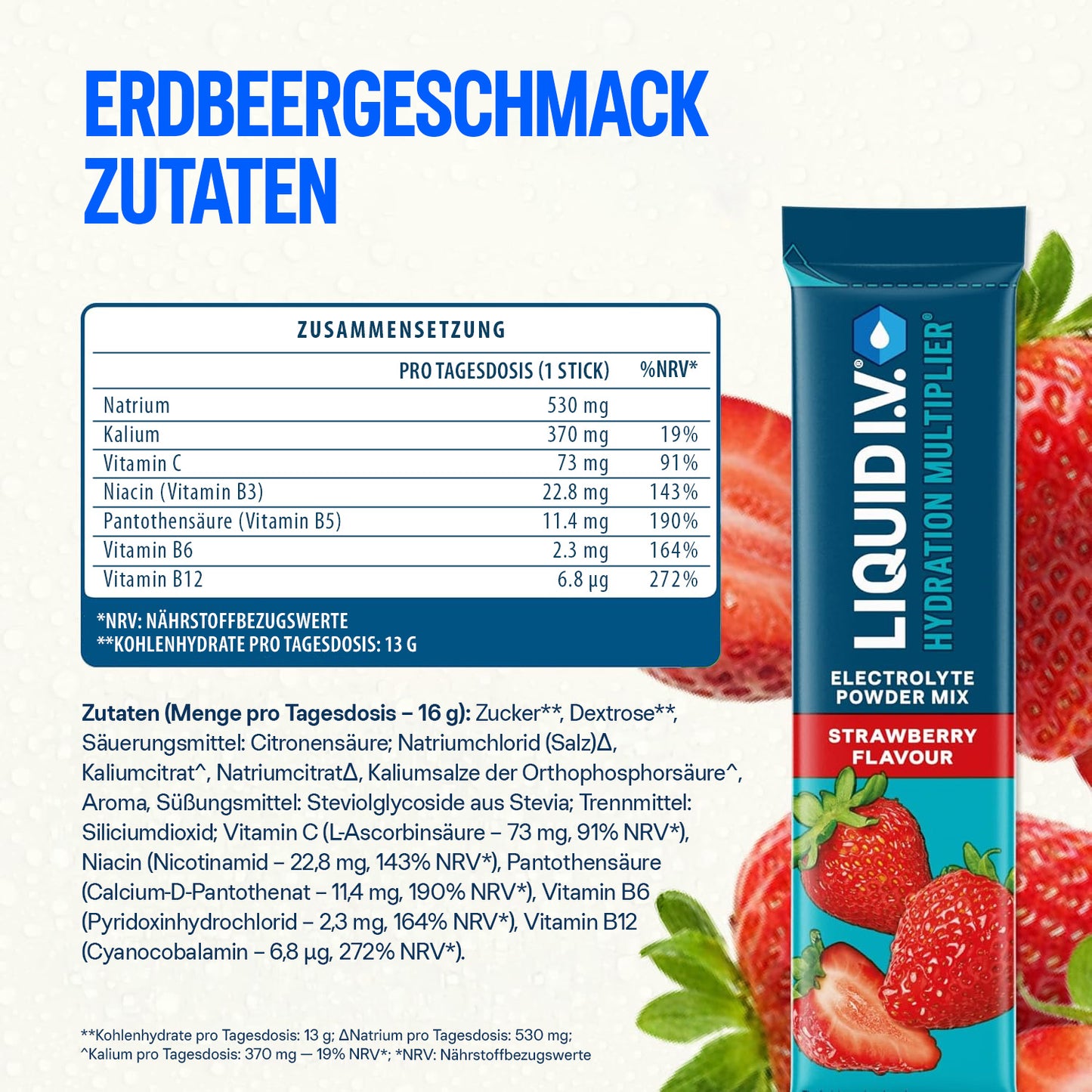 Liquid I.V.® Hydration Multiplier® DE - Strawberry 24PK