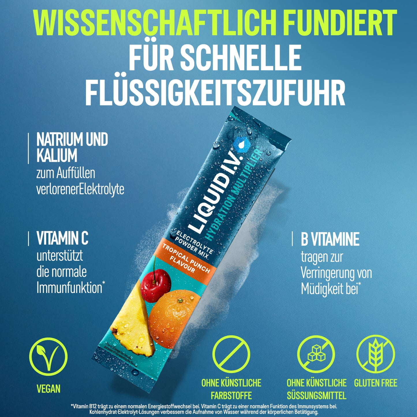 Liquid I.V.® Hydration Multiplier® DE - Tropical Punch 24PK